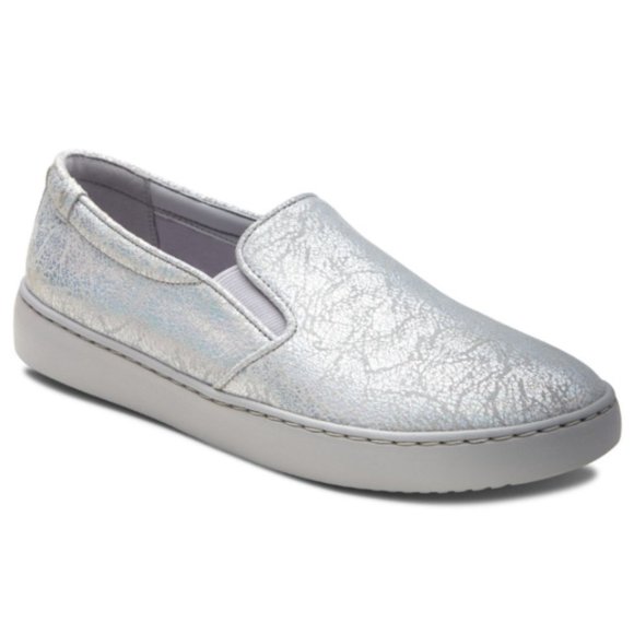 Vionic Shoes - Vionic Women's Avery Pro Silver Metallic Slip On